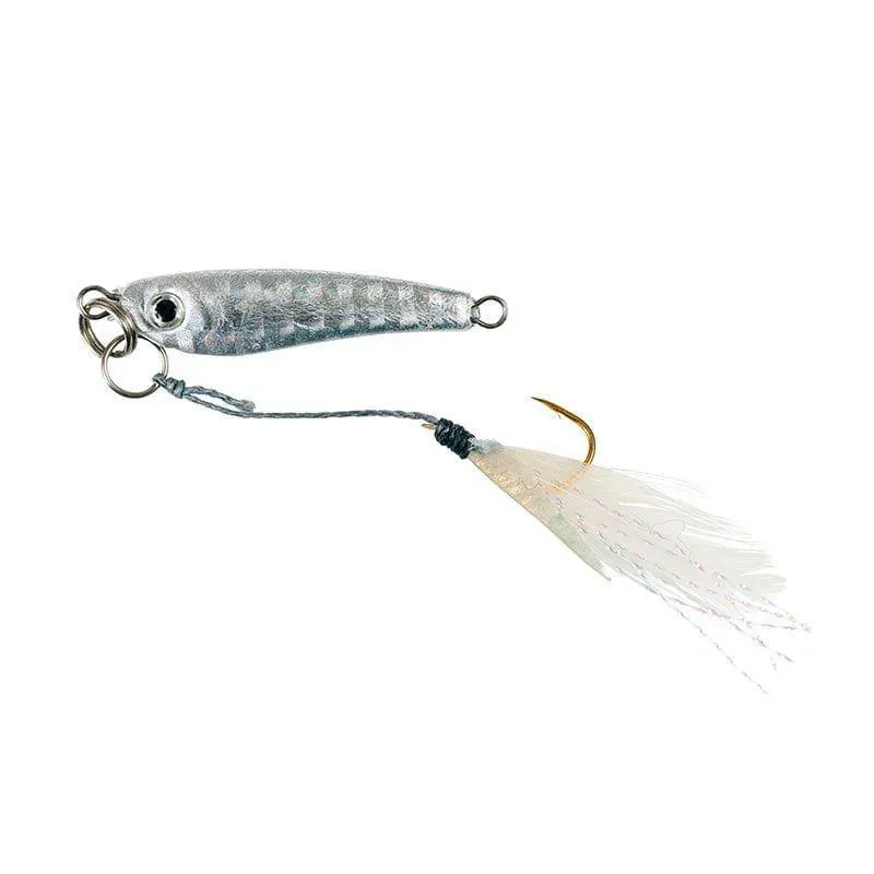 Rockbuddy Micro Hokki Jig 42 mm 5 g silver fiskebete