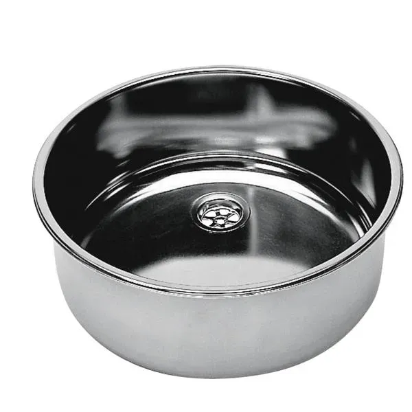 Marin & Fritid diskho rostfri rund 385 mm djup 150 mm