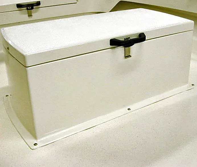 Sandström sittbänk stuvfack båt