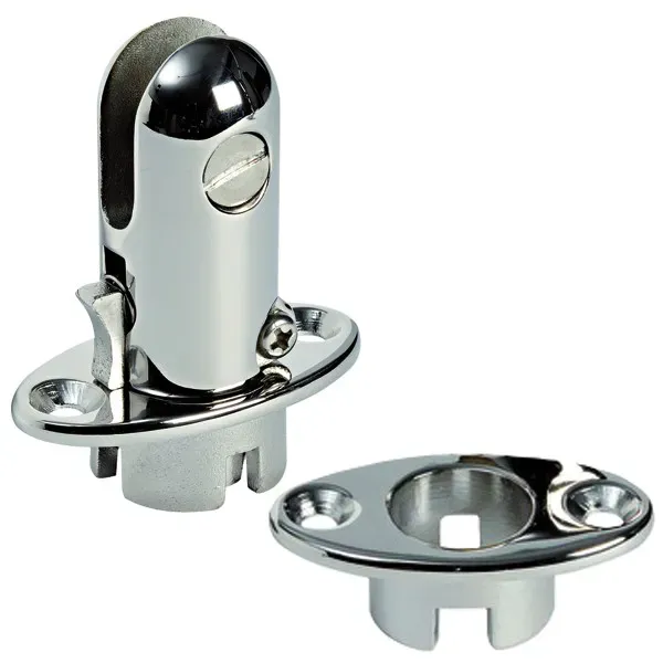 Marin & Fritid Snap däckbeslag kapell 22mm rostfritt AISI 316