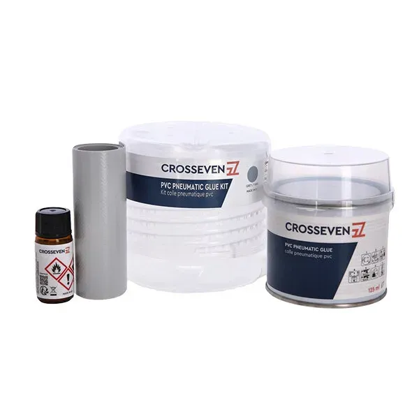 Crosseven reparationskit PVC 125 ml ljusgrå duk