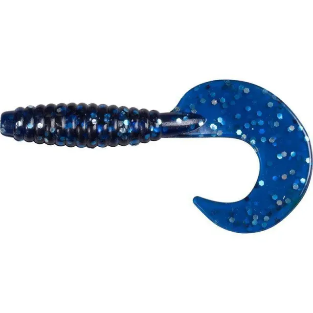 Marin & Fritid Single Tail 85mm jigg Blue flake enfärgad