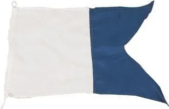 Marin & Fritid Signalflagga A 30x45 cm dykflagga