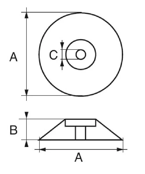 Marin & Fritid Anod roder/trimplan 70 mm magnesium