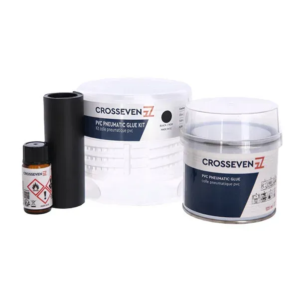 Crosseven reparationskit PVC 125ml svart duk