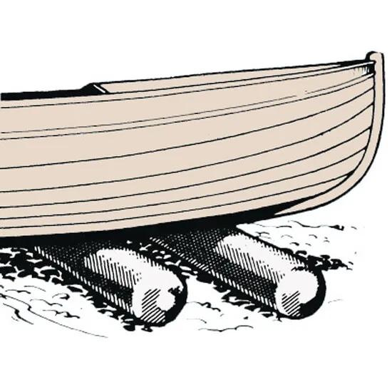 Marin & Fritid båtrulle 125x30cm PVC 600kg