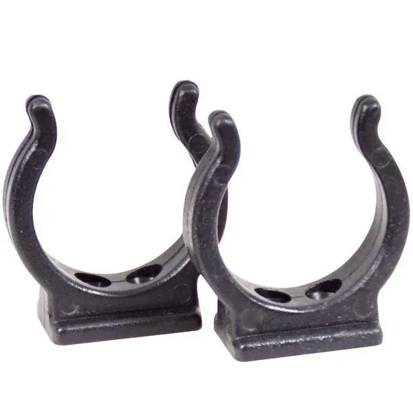 Marin & Fritid Nylonclips 25mm 2-pack svart