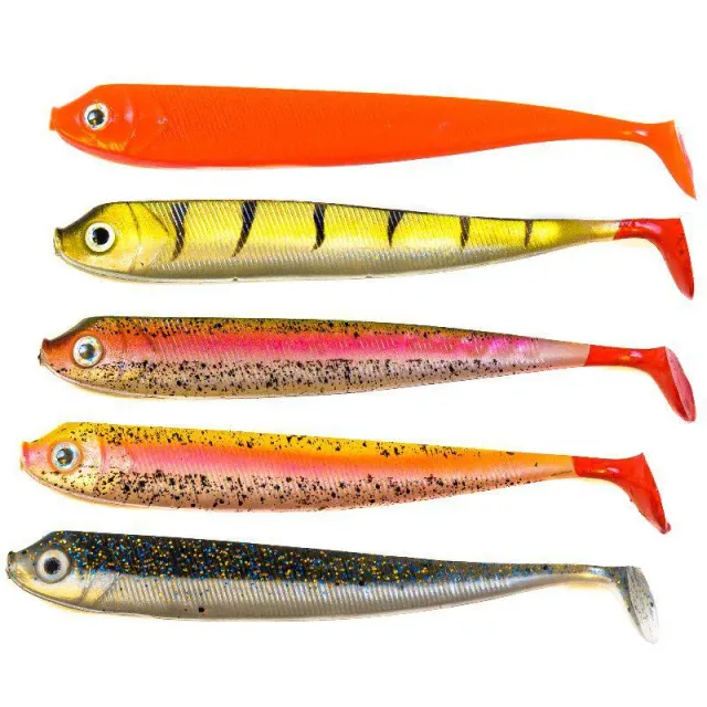 Marin & Fritid Guddi Shad jigg 13cm 10g 5-pack mix