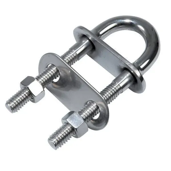 Marin & Fritid U-bygel stävögla 120/83 mm rostfri