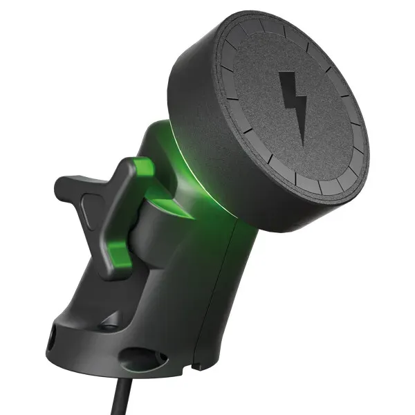 AquaAmp 600 LED mobilladdare 12V 15W Qi2 armmonterad