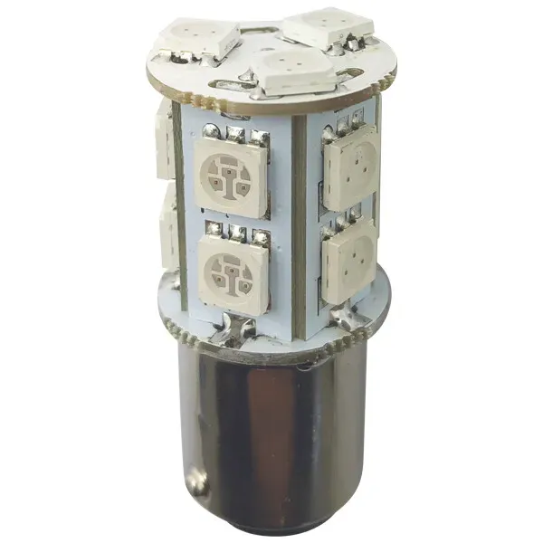 1852 BAY15D lanternlampa LED röd 2-pack