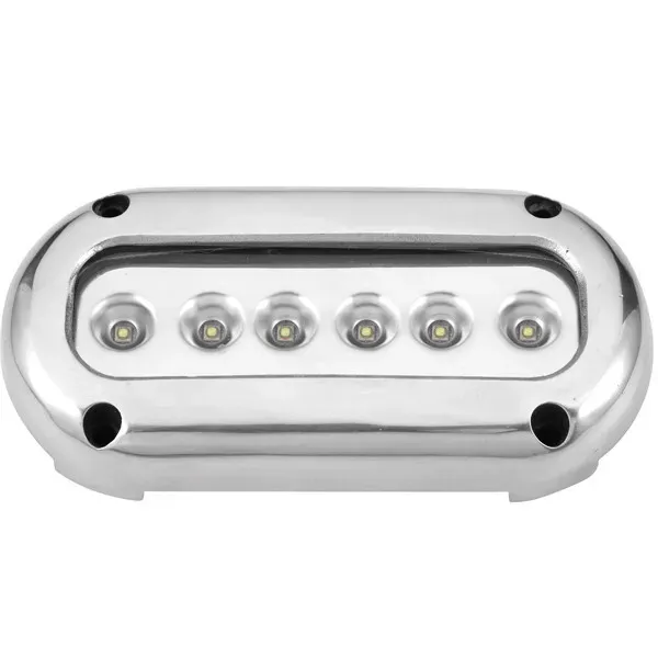 Marin & Fritid undervattensbelysning 14,2 W vit 6 LED 10-30 V