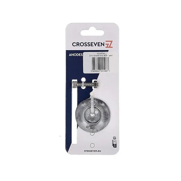Marin & Fritid Anod Zink Trimplan Roder Ø50 2-pack