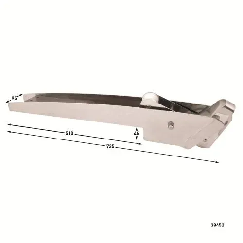 Ocean Comfort ankarrulle rak 20-25 kg syrafast