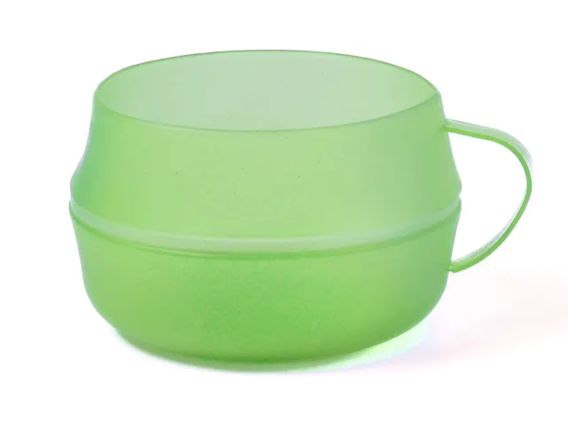 Marin & Fritid vikmugg limegrön hopfällbar kåsa