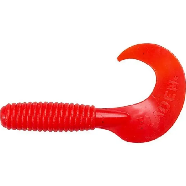 Marin & Fritid Big Single Tail jigg 12 cm fluo röd