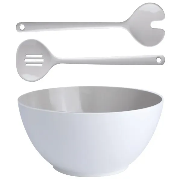 Marin & Fritid Harmony salladsskål melamin vit/beige