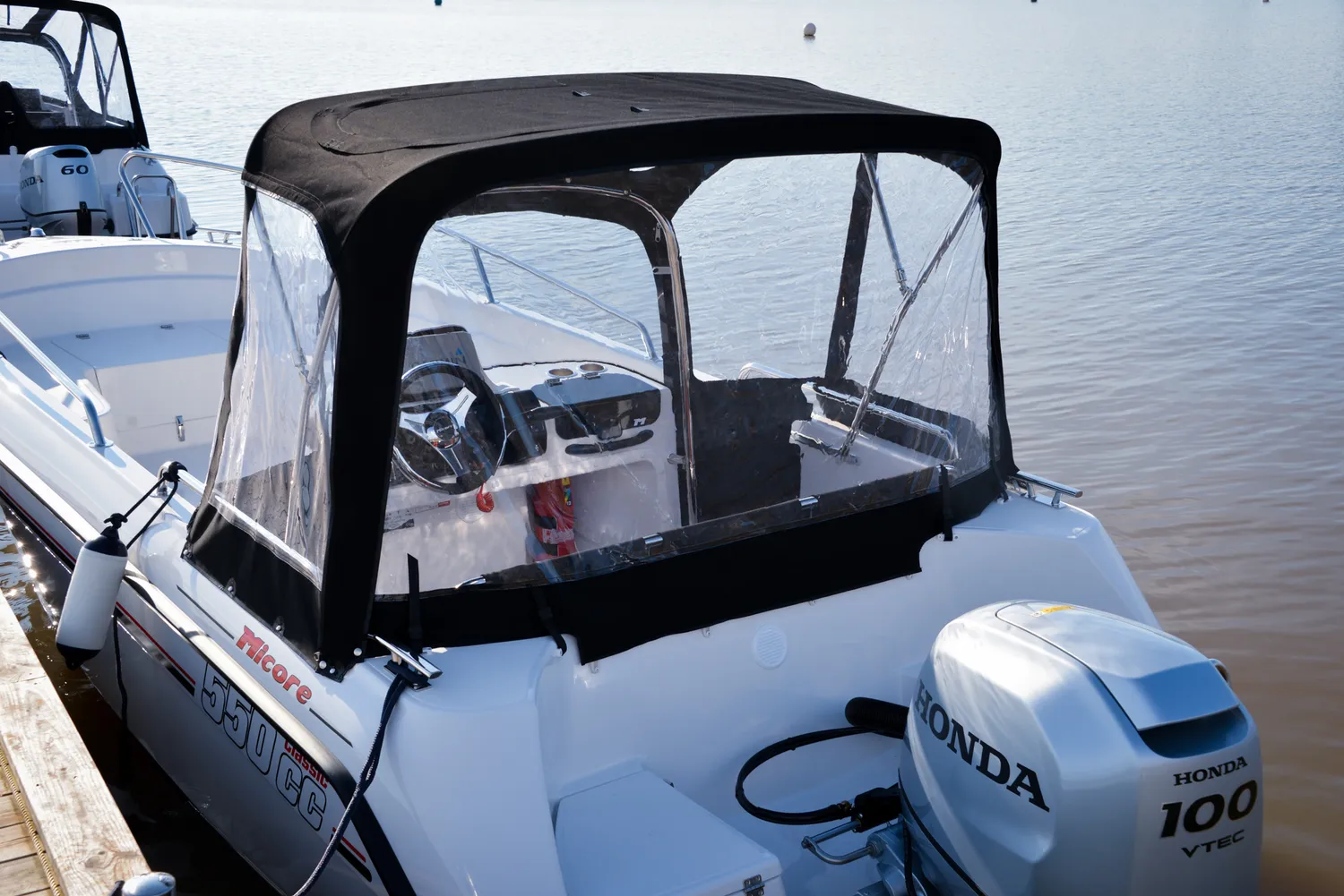 Micore 500/550CC akterkapell mörkgrå