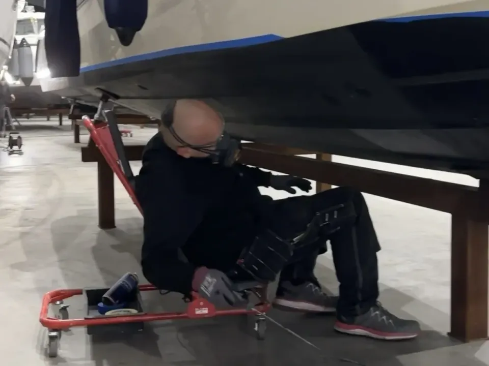Orust Marin bottenmålning båt löpmeter epoxy