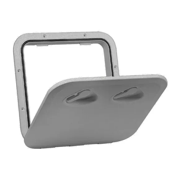 Marin & Fritid Top Line lucka 370x375mm grå durklucka