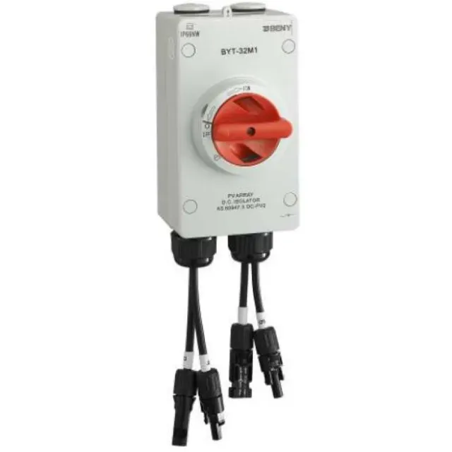 DC-isolerbrytare 1200V 32A MC4 IP66 solceller