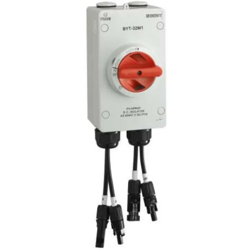 DC-isolerbrytare 1200V 32A MC4 IP66 solceller