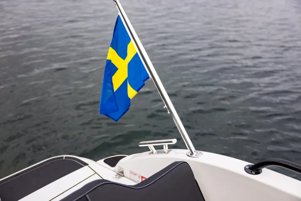 Micore Flaggstång svensk flagga syrafast