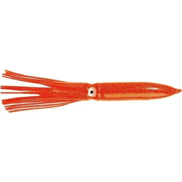 Marin & Fritid Jättebläckfisk 30cm gummibete Orange