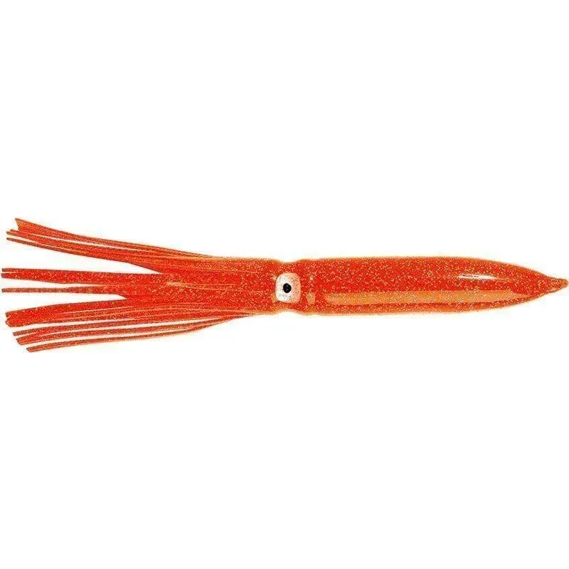 Marin & Fritid Jättebläckfisk 30cm gummibete Orange