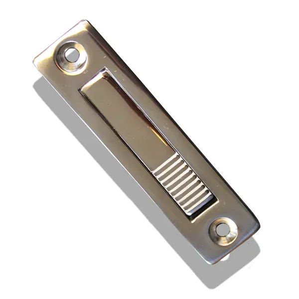 Durkbeslag Flush pull rostfri 83x21mm