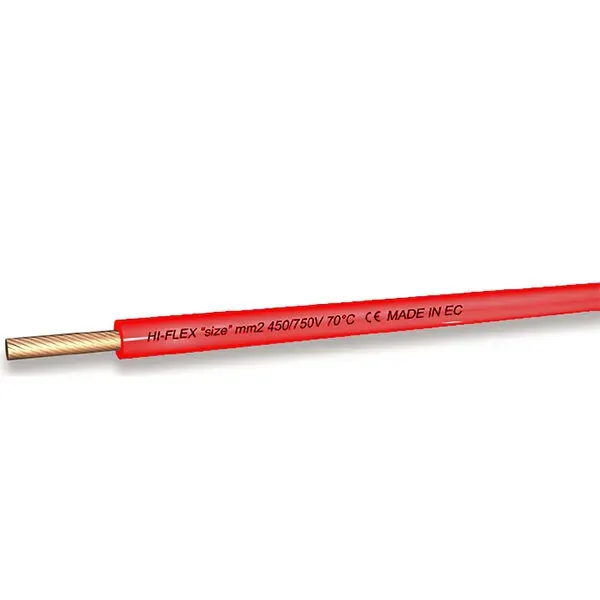 Marin & Fritid kabel 70 mm² ultraflexibel röd 25 m startkabel