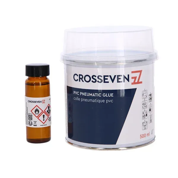 Crosseven PVC gummibåtslim 500 ml 2-komponent toluenfri
