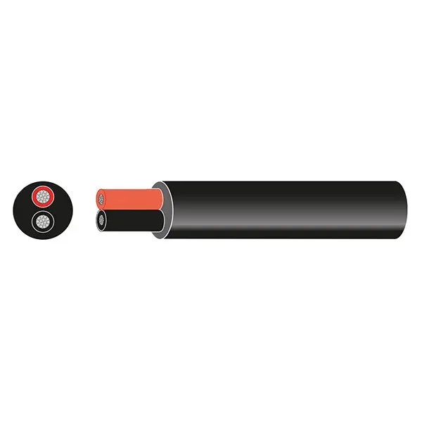 Marin & Fritid Crosseven båtkabel 2x1,5 mm² 30 m svart
