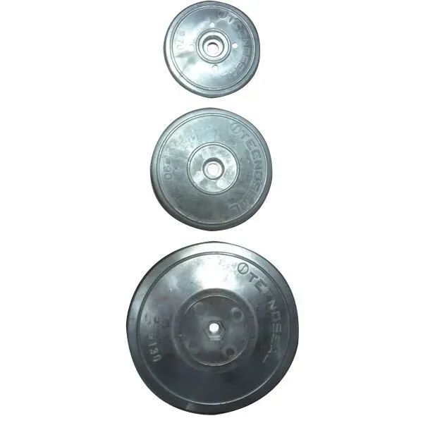 Marin & Fritid Roderanod zink 1par Ø70mm 250g