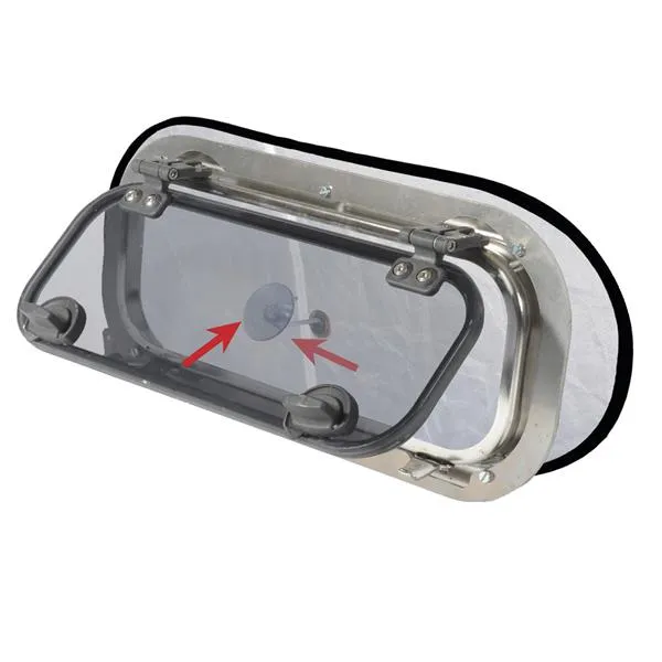 Waterline myggnät mörkläggning portlight 2-pack