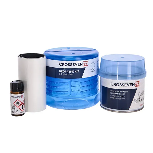 Crosseven reparationskit neopren 125ml vit duk tvåkomponent