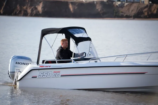 Micore 500/550CC akterkapell mörkgrå