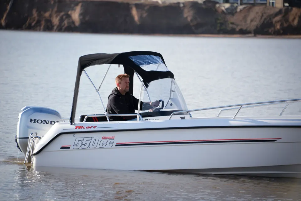 Micore 500/550CC akterkapell mörkgrå
