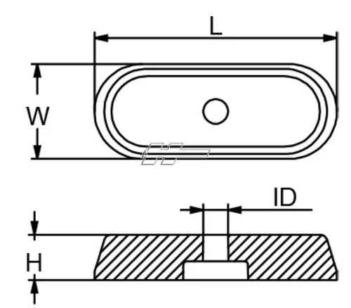 Marin & Fritid CMP68T4525100A zinkanod Yamaha