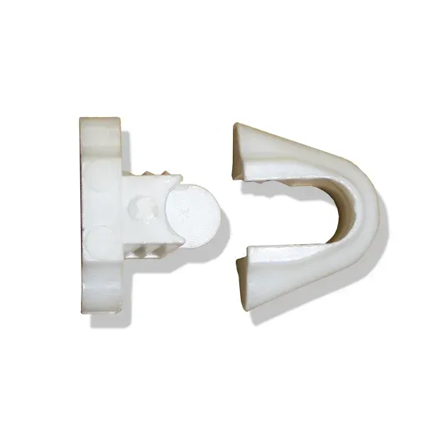 Marin & Fritid gardinstångshållare plast vit 10 mm