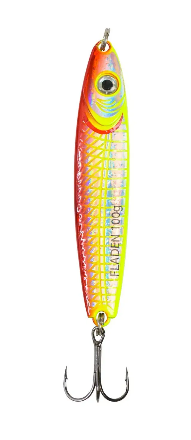 Marin & Fritid HoloTwist pirk 100g gul-röd-silver