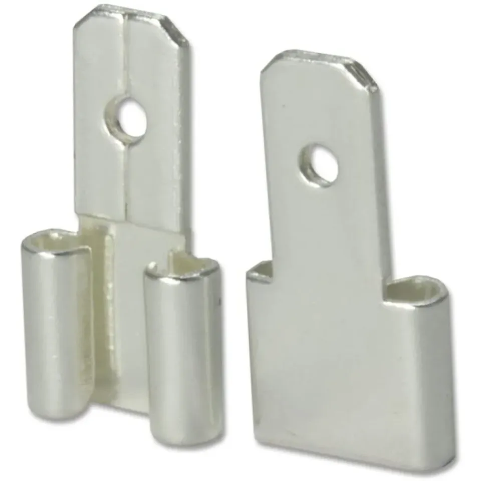 Marin & Fritid F1 till F2 flatstift adapter 4,8-6,3 mm