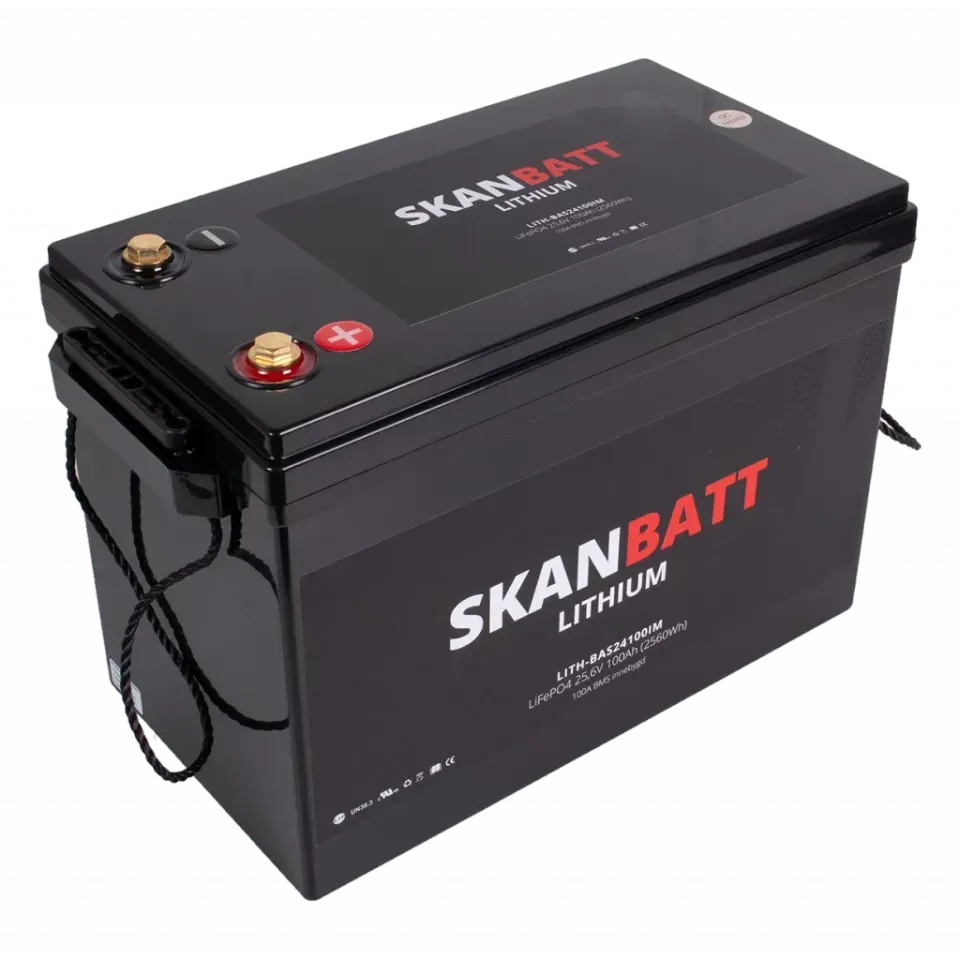 Skanbatt Base BAS24-100 litiumbatteri 24V 100Ah