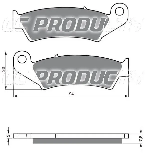 Marin & Fritid Bromsbelägg Gas-Gas Honda Fram