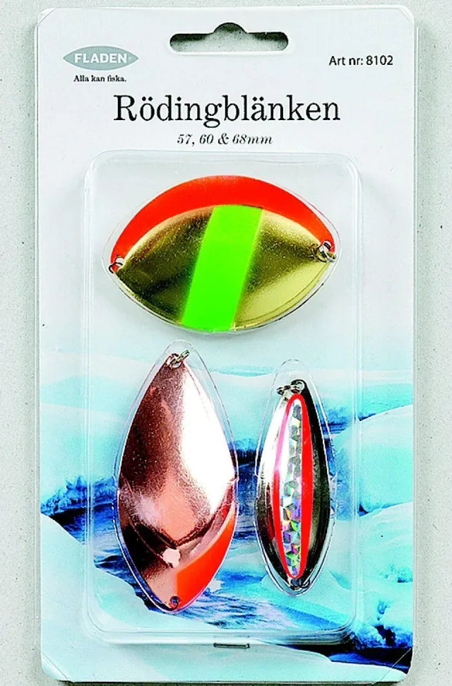Marin & Fritid Rödingblänke sort fiskedrag 3-pack svart
