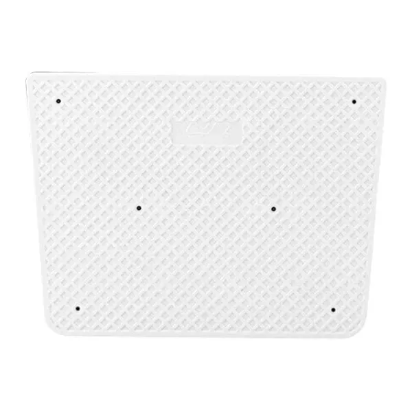 Marin & Fritid Motorplatta akterspegel vit 450x360 mm