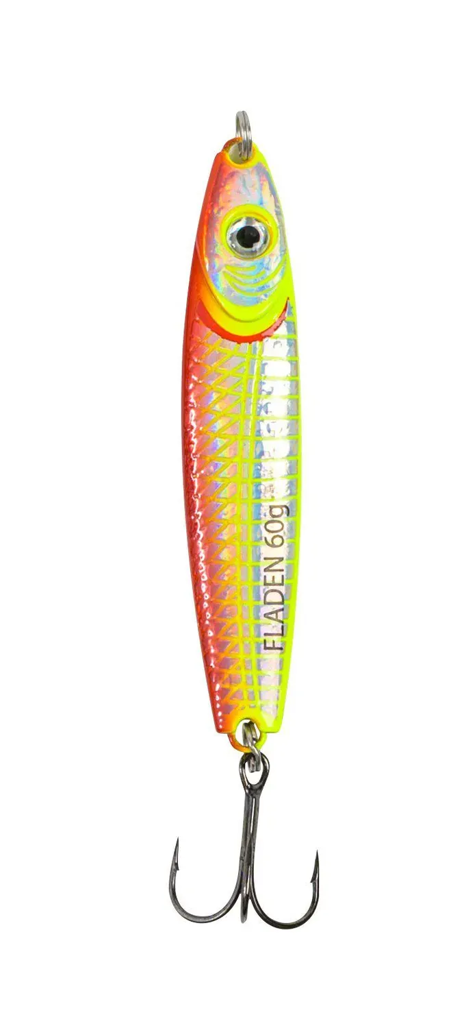 HoloTwist pirk 60g Yellow-red-silver zink