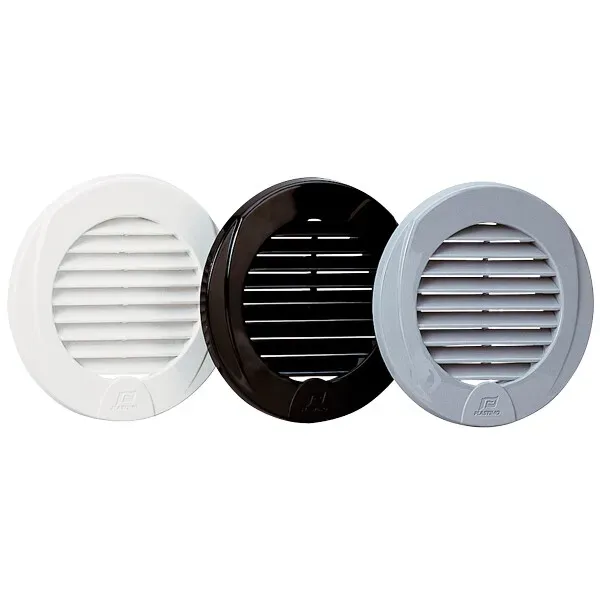 Plastimo ventilgaller 76 mm grå plast