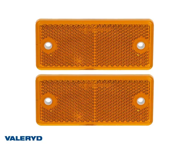 Marin & Fritid reflex rektangulär gul 90x40 2-pack