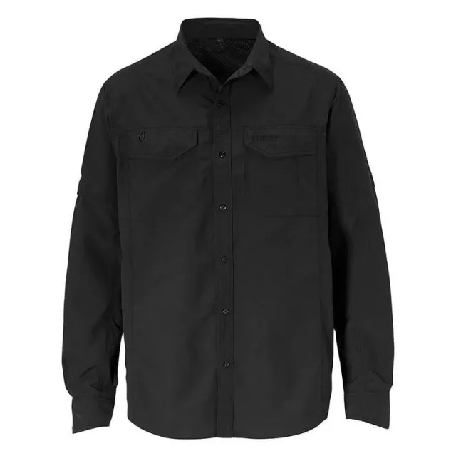 Marin & Fritid Summer Shirt UV-tröja svart UV50+